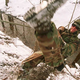 A Michigan Militiaman doing survivalist training in northern Michigan. (Photo: Michael Samojeden/AFP/Getty Images)